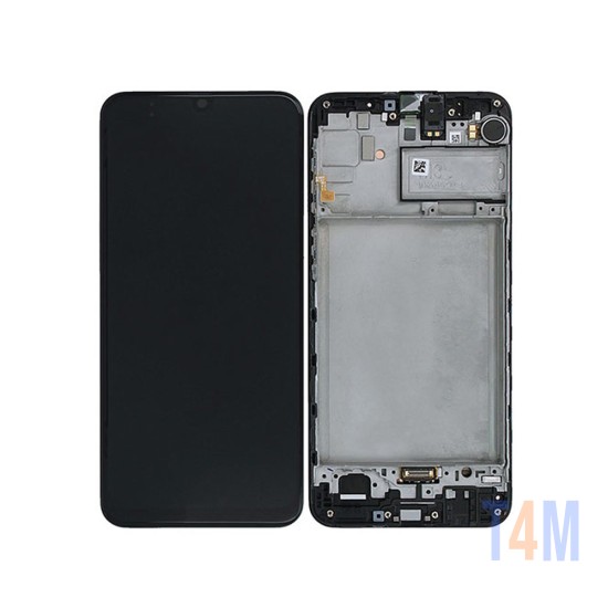 TOUCH+DISPLAY WITH FRAME SAMSUNG GALAXY M22/M225F/E225/F22 2021 6.4" SERVICE PACK (GH82-26153A/GH82-26866A) NEGRO